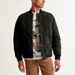 Abercrombie and fitch quilted liner jacket! BRAND NEW WITH TAGS!
